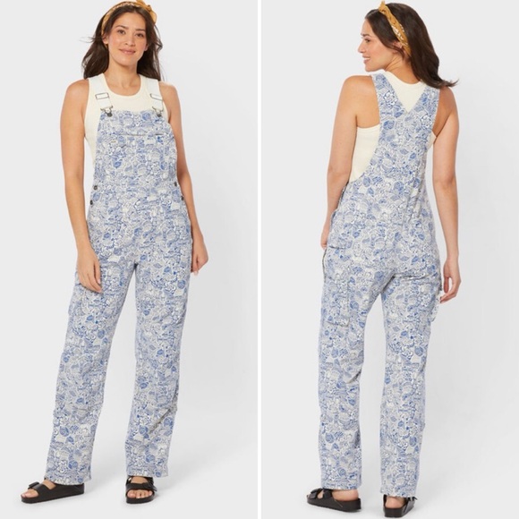 NWT Duluth Small x31L Heirloom Gardening Bib Overalls Farm Toile Garden Outdoors - Picture 10 of 10